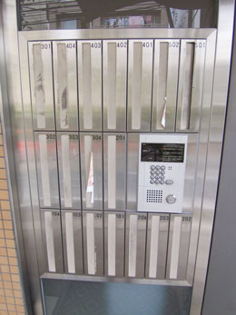 f-036_メールBOXとオートロック f-036_メールBOXとオートロック