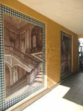 AMNES武蔵小山_通路の壁画 AMNES武蔵小山_通路の壁画